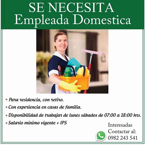 Empleada hogar Ofertas de empleo y trabajo de servicio。